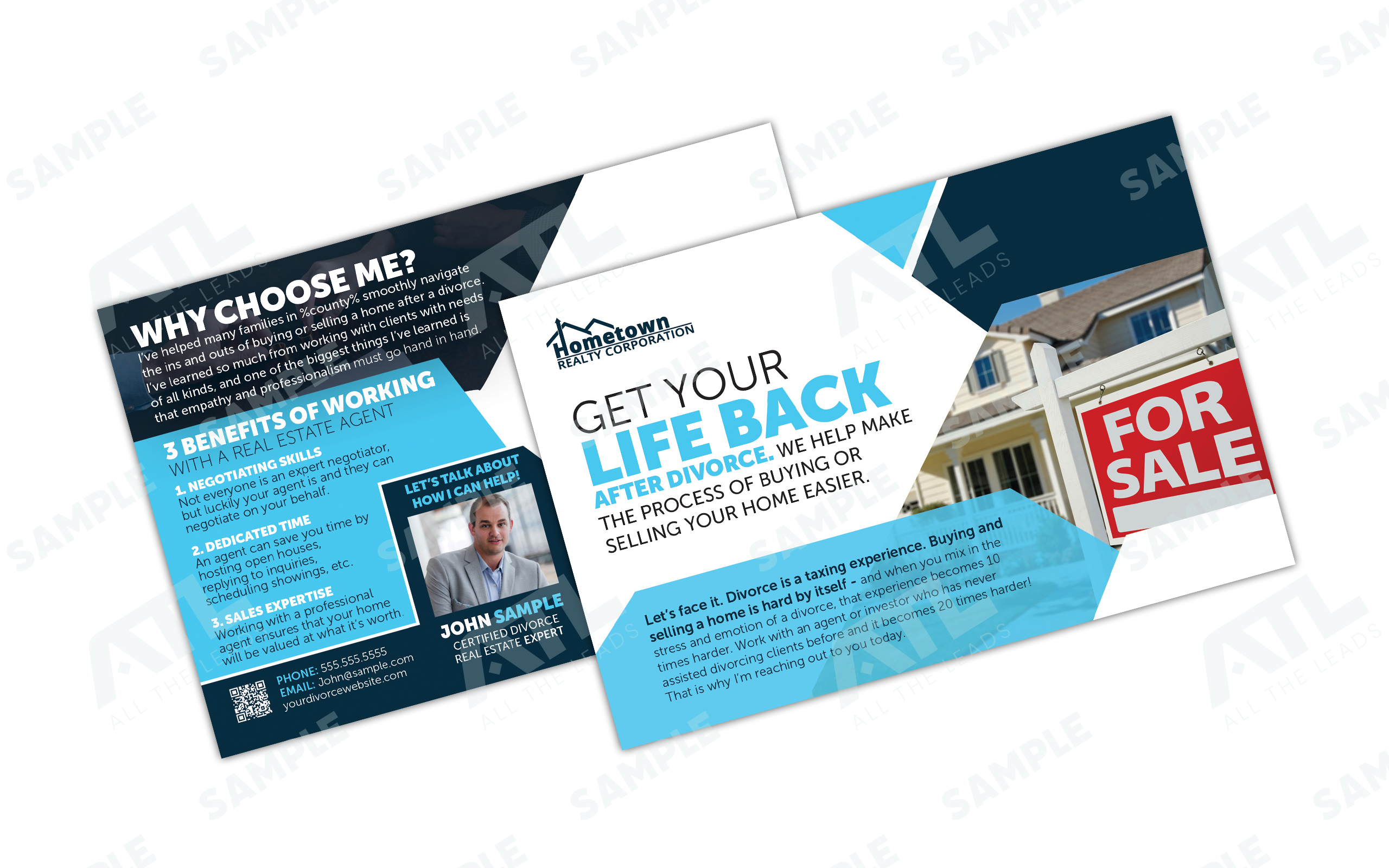 Get Your Life Back Postcard Design